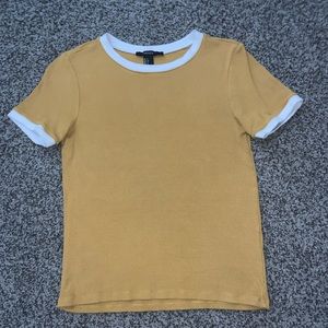 yellow t-shirt